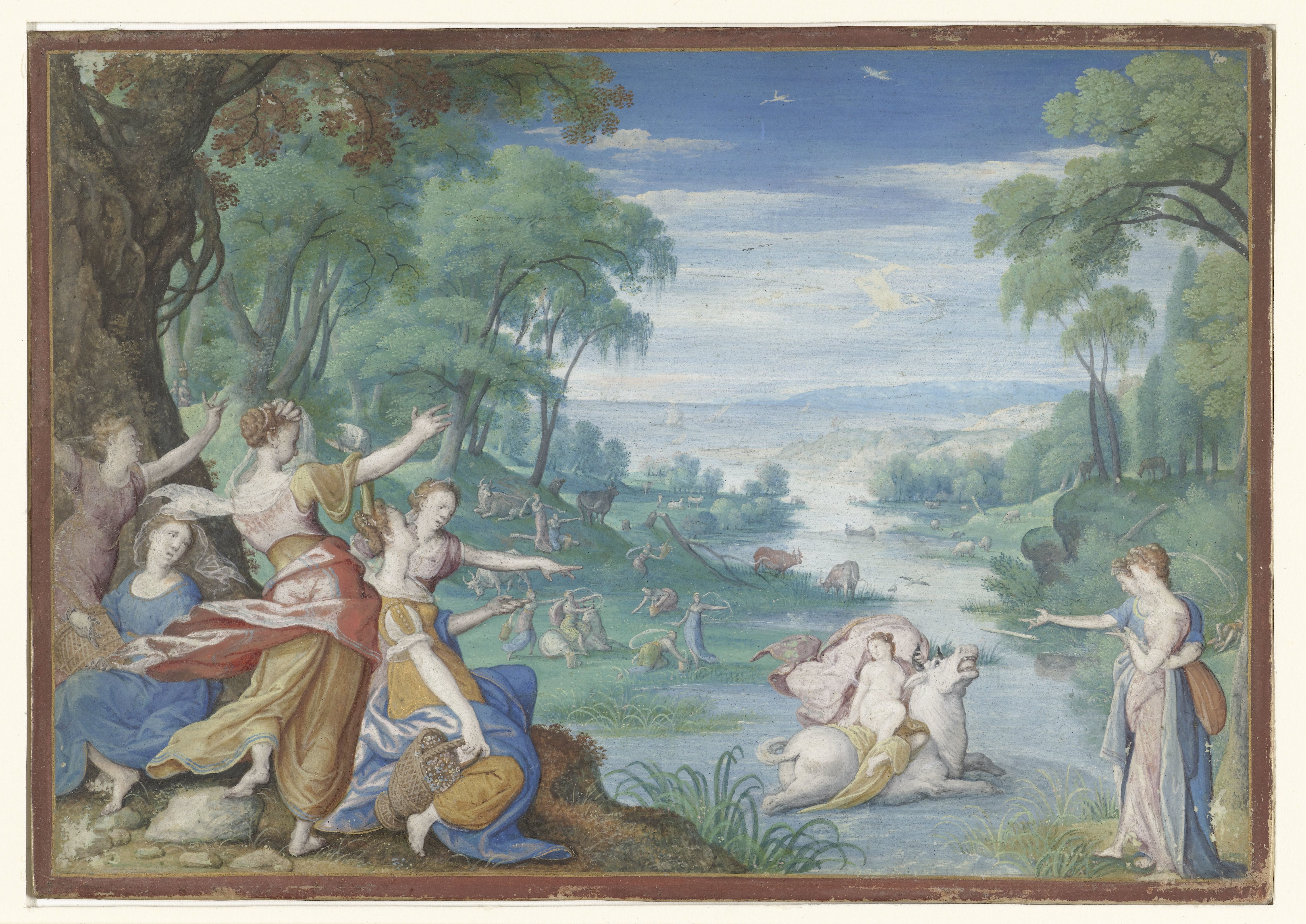 De ontvoering van Europa - Hans Bol (Rijksmuseum Amsterdam)